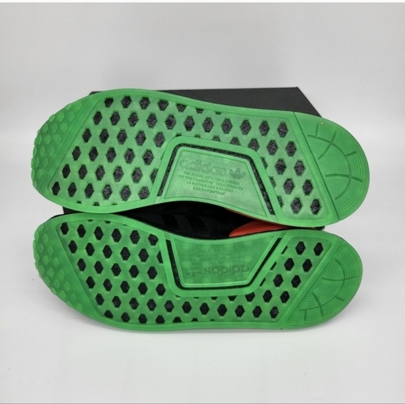 New Adidas NMD_R1 V2 'Glow In The Dark' Men's Running Shoes Size 11.5 - Picture 7 of 8